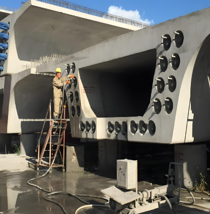 镜铁区压浆料施工流程及注意事项